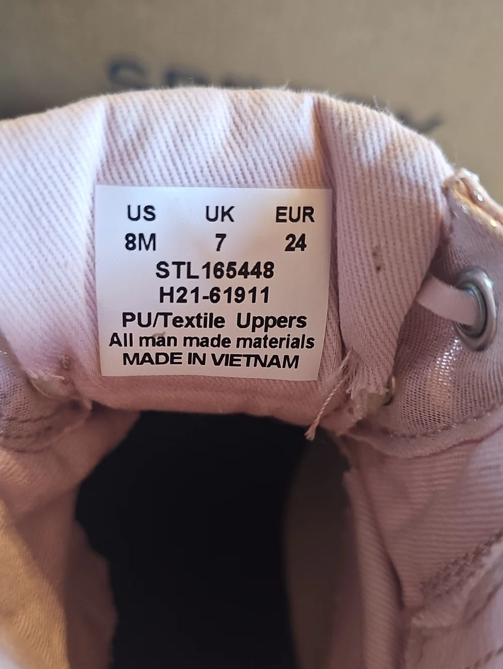 SPERRY TOP-SLIDER SALTWATER BOOT BLUSH TODDLER GIRL SIZE 8 NWB